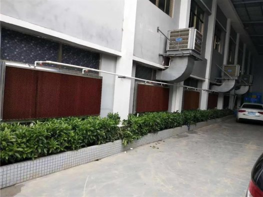 厂房通风湿帘降温工程5