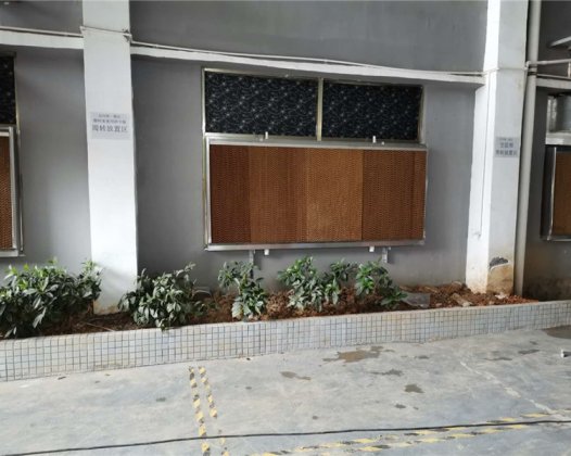 厂房通风湿帘降温工程4